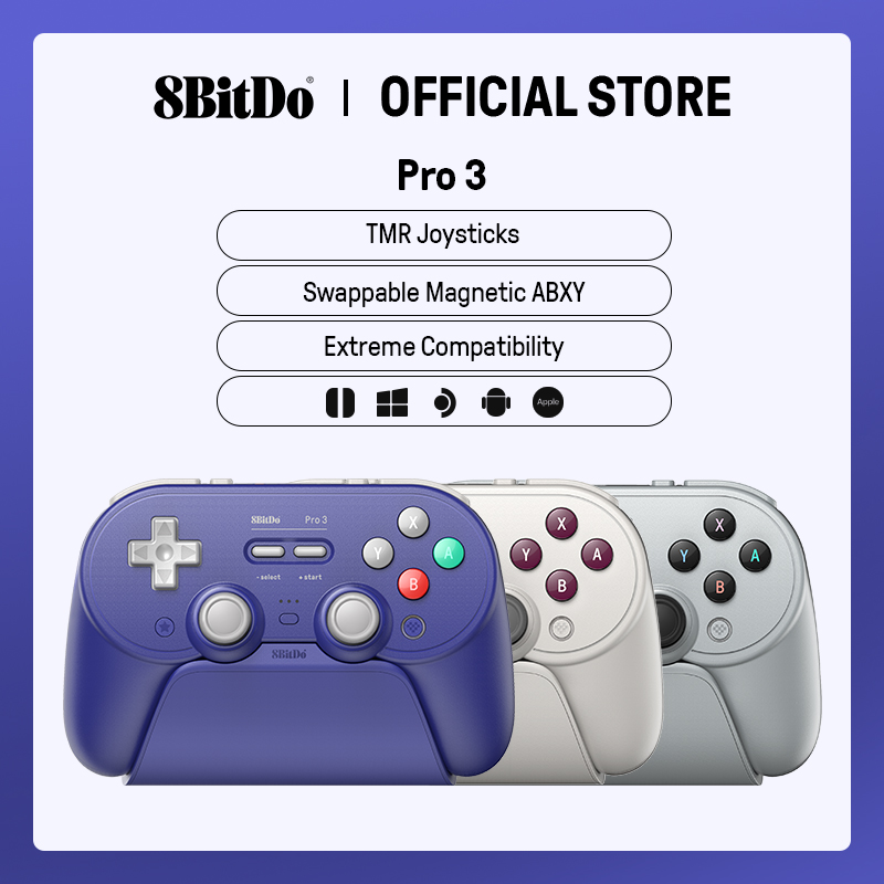 Turing Pi 2 - 8BitDo Pro 3 draadloze gamingcontroller voor