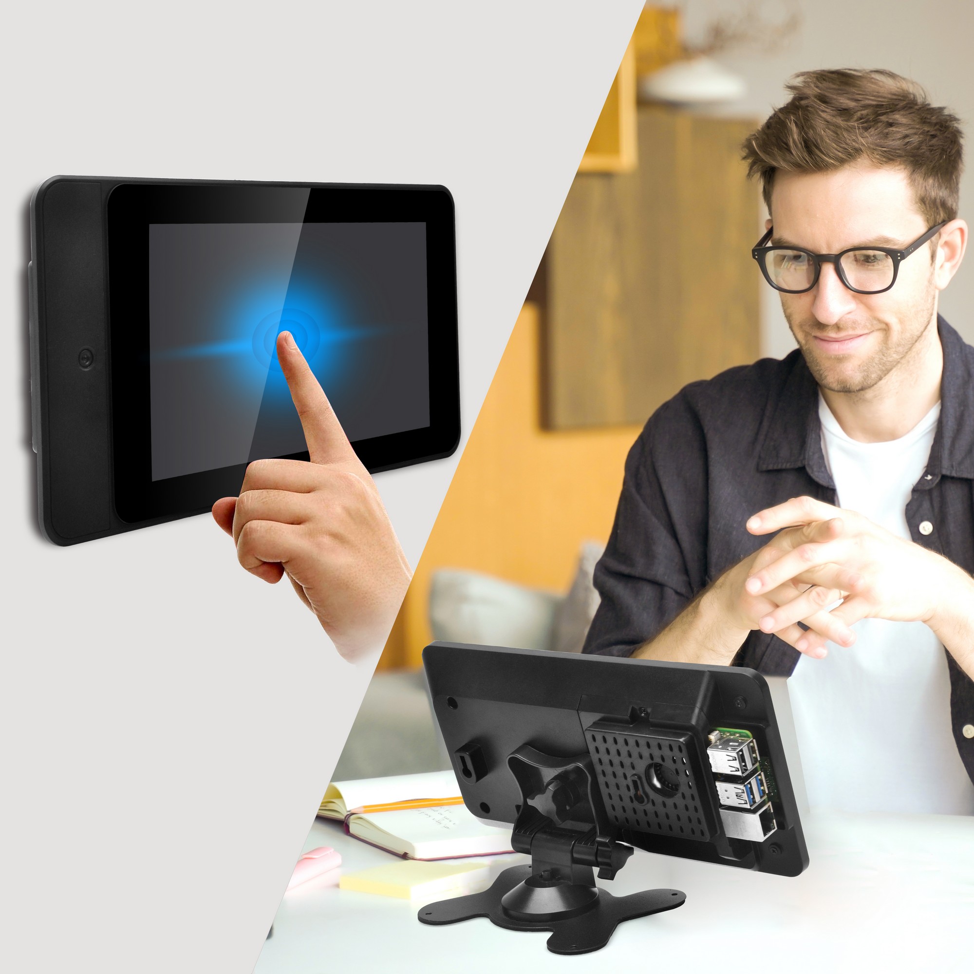 OSOYOO PiStudio Case met 7-inc - Turing Pi 2 recensie en prijs