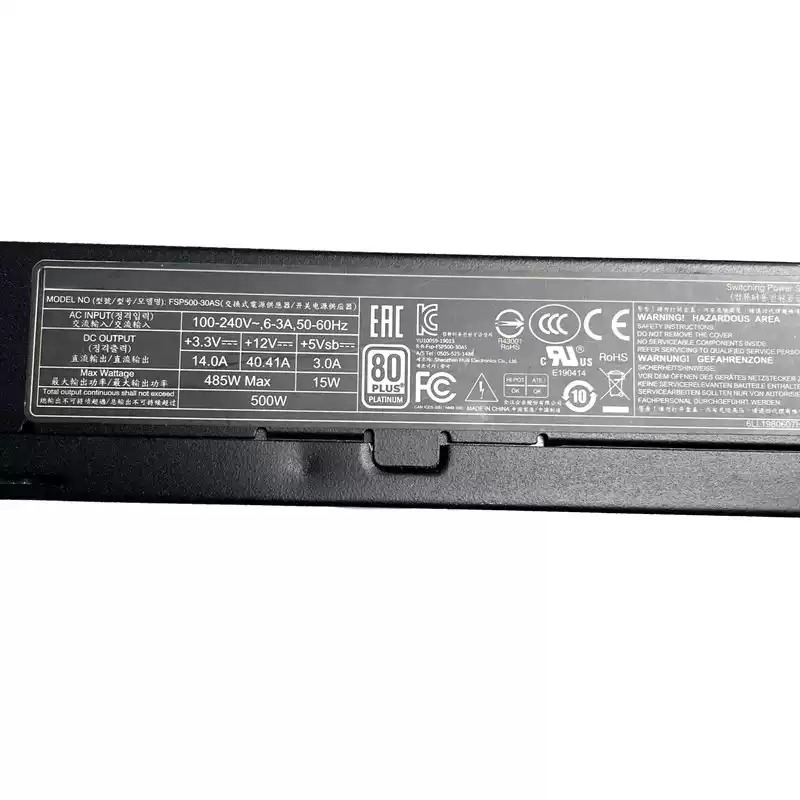 FSP500-30AS Flex ATX 1U voedin - Atx Power Supply 1U Flex 500W recensie en prijs